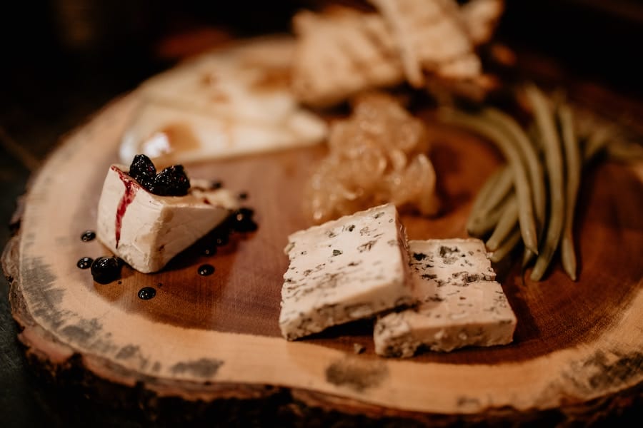 a charcuterie plate with Artisanal Cheese